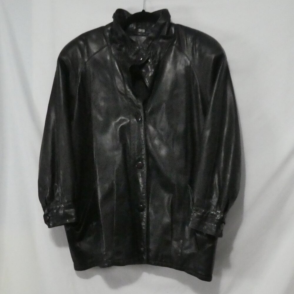 DMD - DITA MARTIN DESIGN | size 12 | Leather Jacket | Made In Canada 🟥🍁🟥